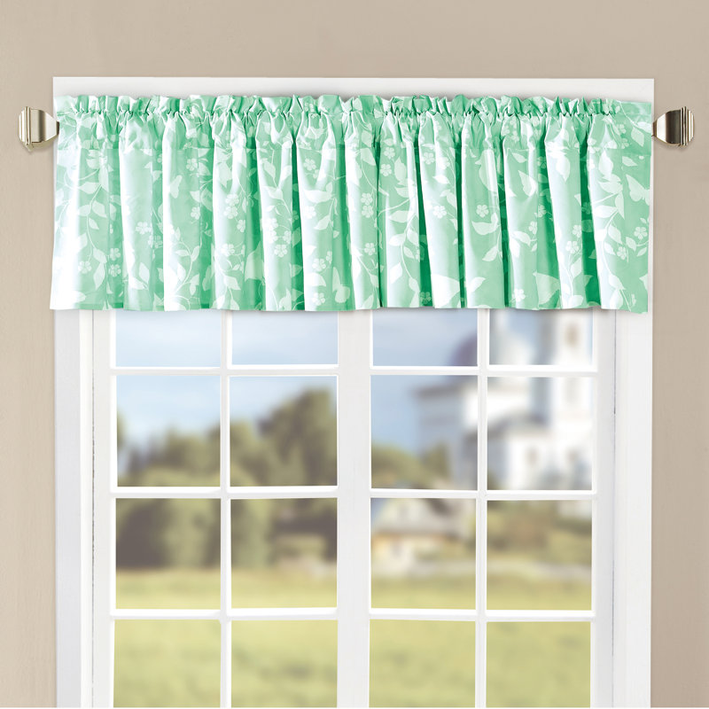 Cantonnière 60 po Birdsong, Turquoise