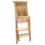 Chaise pliante en teck massif Marcus