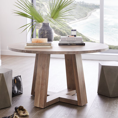 Tanya Round Solid Wood Dining Table