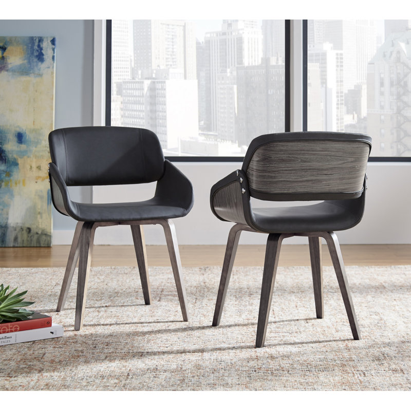 Fauteuil rembourré gris Puig