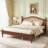 Wooden Platform Bed Frame with Headboard