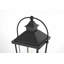 Lampadaire d'extérieur 23 pouces en noir Luz
