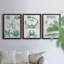 Aquatic Assemblage VII - Ensemble de 3 peintures sur toile encadrées-1546809129-1546809126
