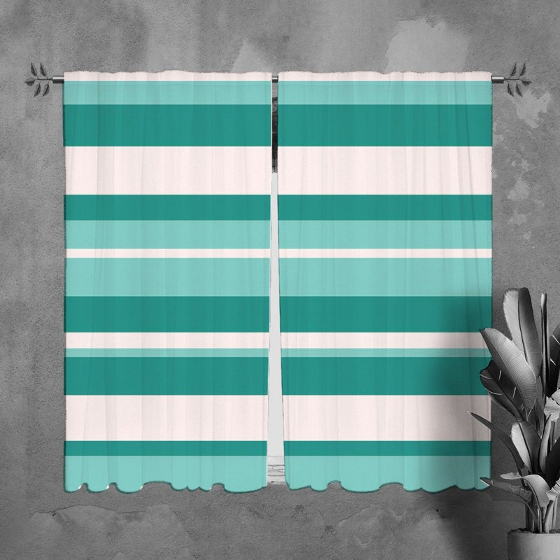 Paire de rideaux obscurcissant en polyester Yazlene, L 40 po x L 61 po