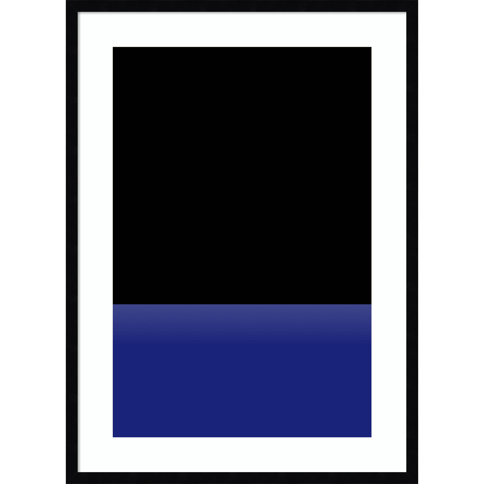 Lancey "Sea" Print by Alex Caminker, Black , 33" H x 24" W