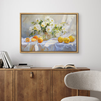 Orange Flowers Relax Calm Artwork