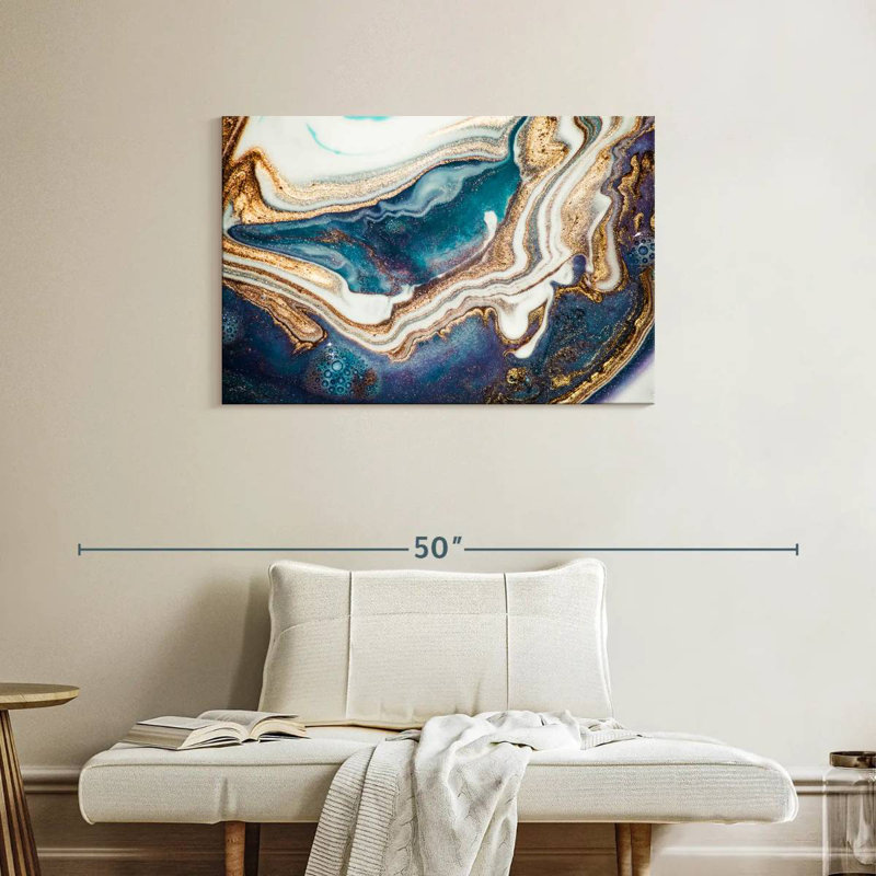 Avery Agate Ripples Abstract, H 24 po x l 36 po