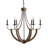 Tybee 6 - Light Dimmable Empire Chandelier