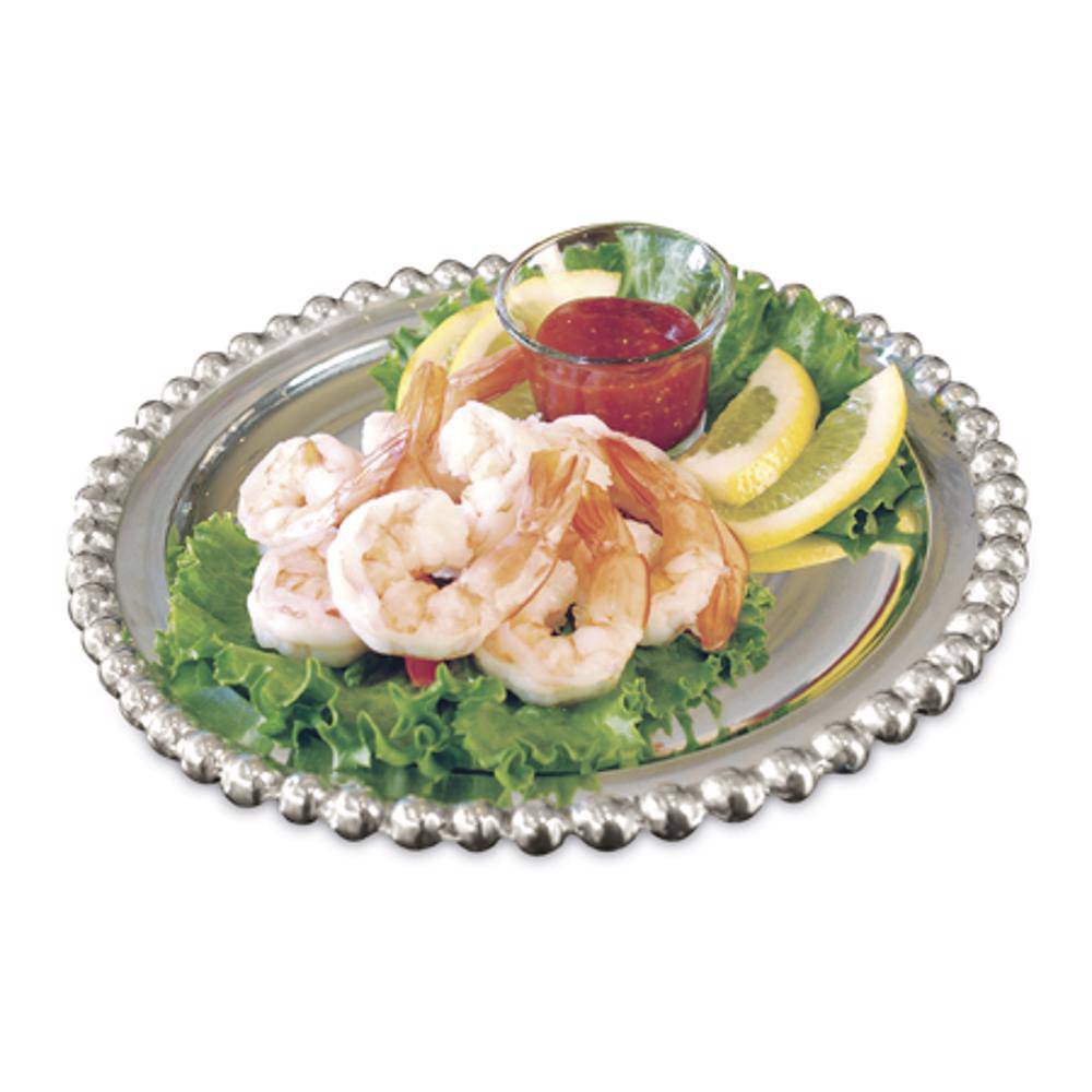 Pharris Beaded Serving Tray Canora Grey 