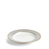 Renaissance Grey Rim Soup Plate 3.54"