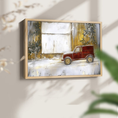 Chirstmas Art-DXXXIX -Framed Print - Restickable