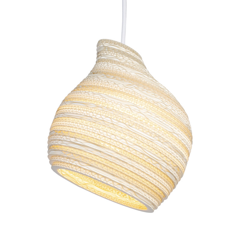 Luminaire suspendu Scraplights Hive 15 - blond, H 18 po x l 15 po x P 15 po, Blond