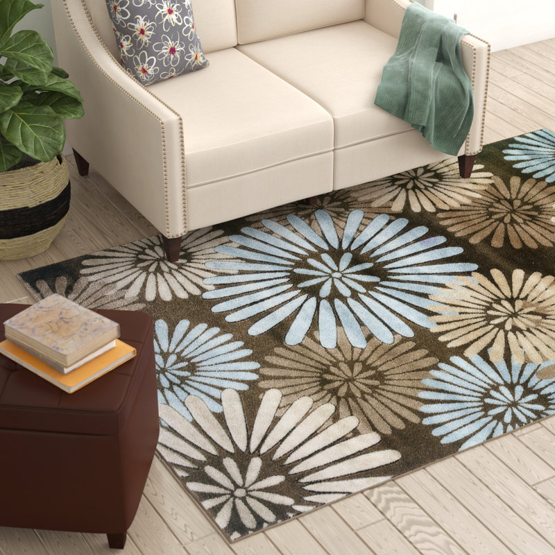Carina Floral Indoor Rug, Rectangle 8' x 10'3"