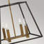 Poulan 4 - Light Bronze Geometric Pendant
