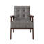 Ensemble de 2 chaises d'appoint en lin gris clair-1728772291-1728772293