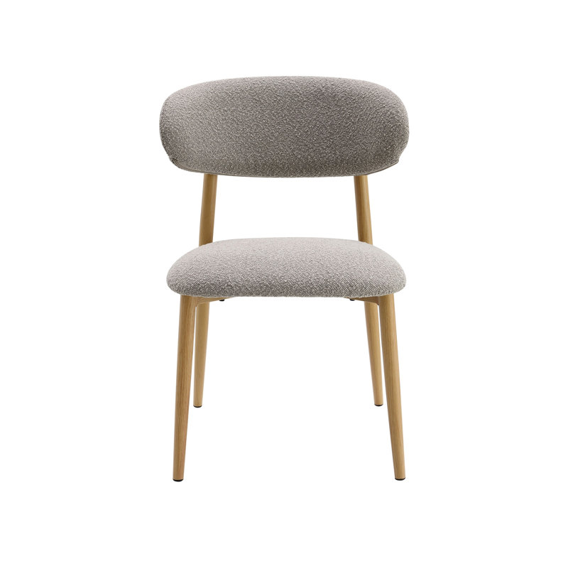 Ensemble de 2 chaises d'appoint Kacey Boucle