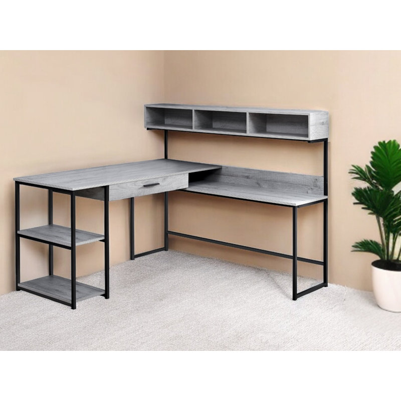 HomeRoots L-Shaped Computer Desk