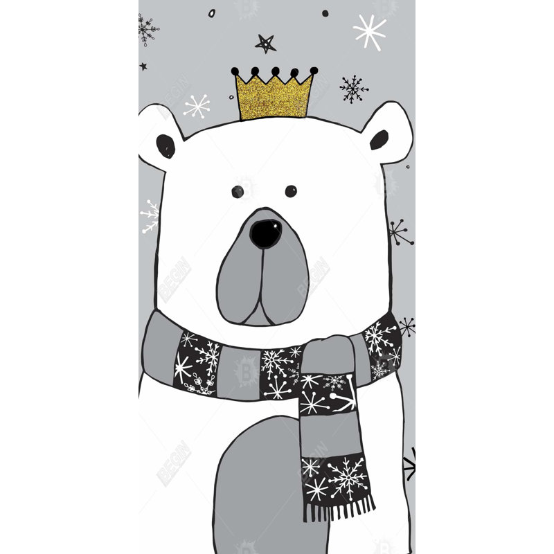 Beautiful bear - 15.75"x31.50" Desk mat