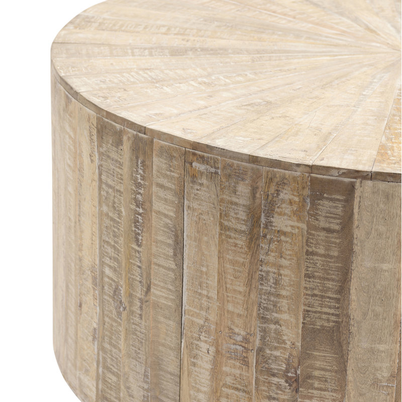 Solid Wood Top Single Coffee Table