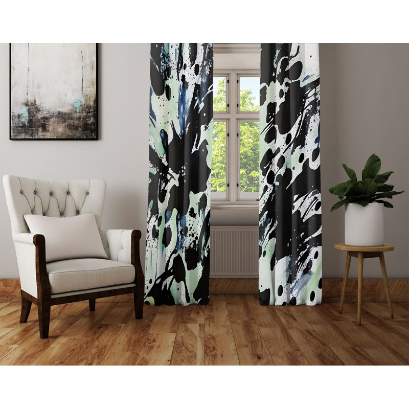 Rideau en polyester Danyael, L 20 po x L 52 po