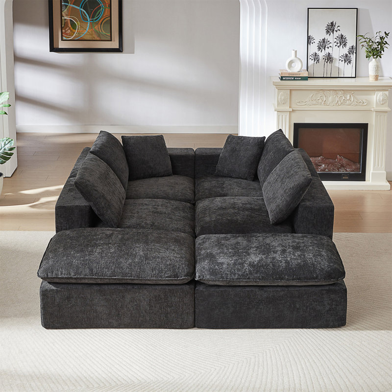 Canapé moderne en chenille