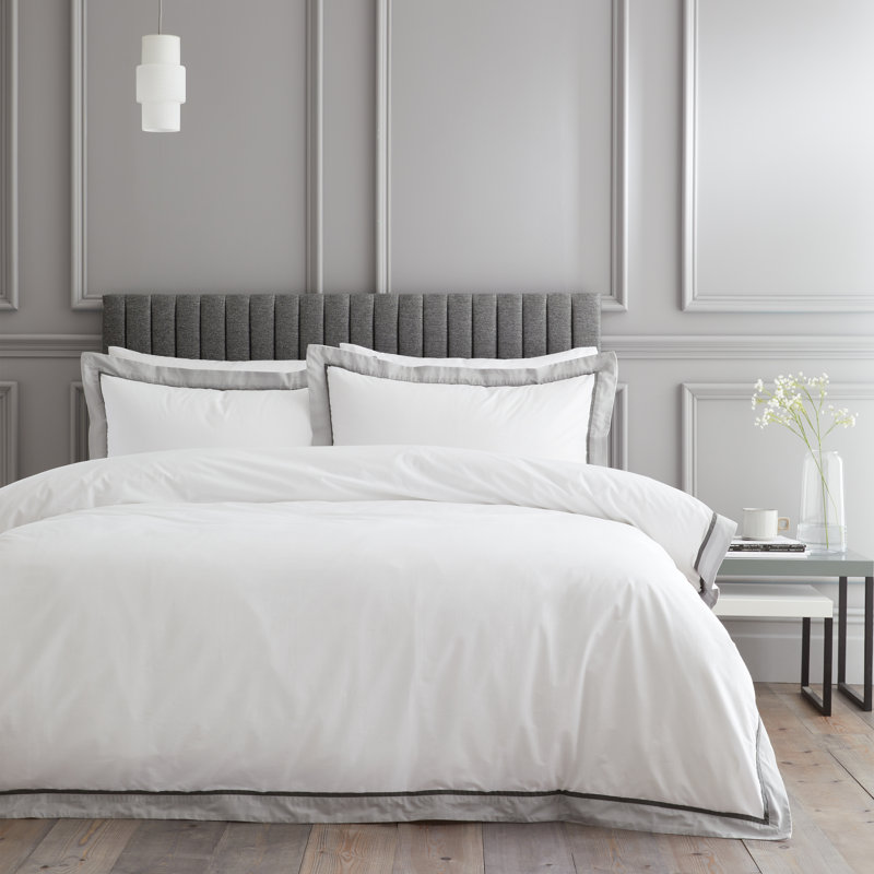 Mayfair 200 Thread Count Cotton Duvet Cover Set, Double Duvet Cover + 2 Standard Pillowcases