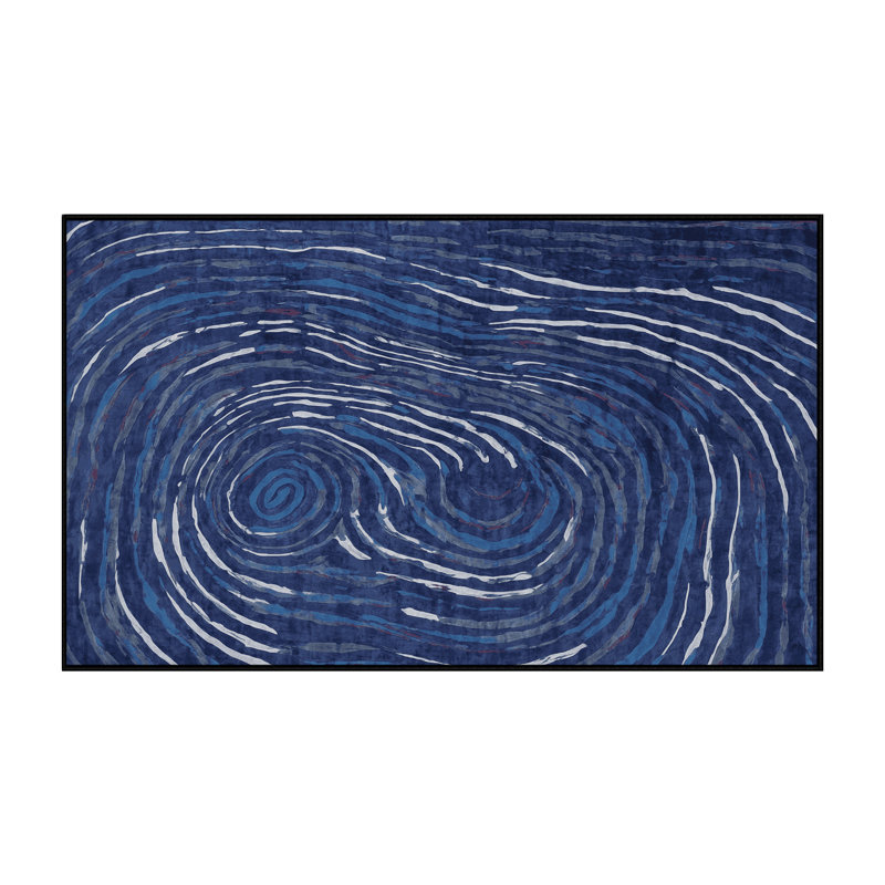 Machine Washable Gray Area Rug, Rectangle 5' x 7'