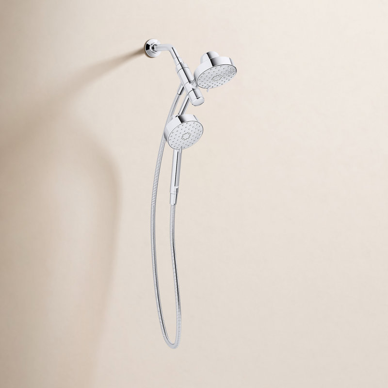 Awaken 2-In-1 Multifunction Shower Combo Kit, Showerhead and Handshower Set, 2.5 GPM, Chrome