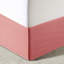 Couette Twin XL - Motif médaillon corail, microfibre, taie d'oreiller incluse, imprimé corail, douce, bordure brodée, drap plat