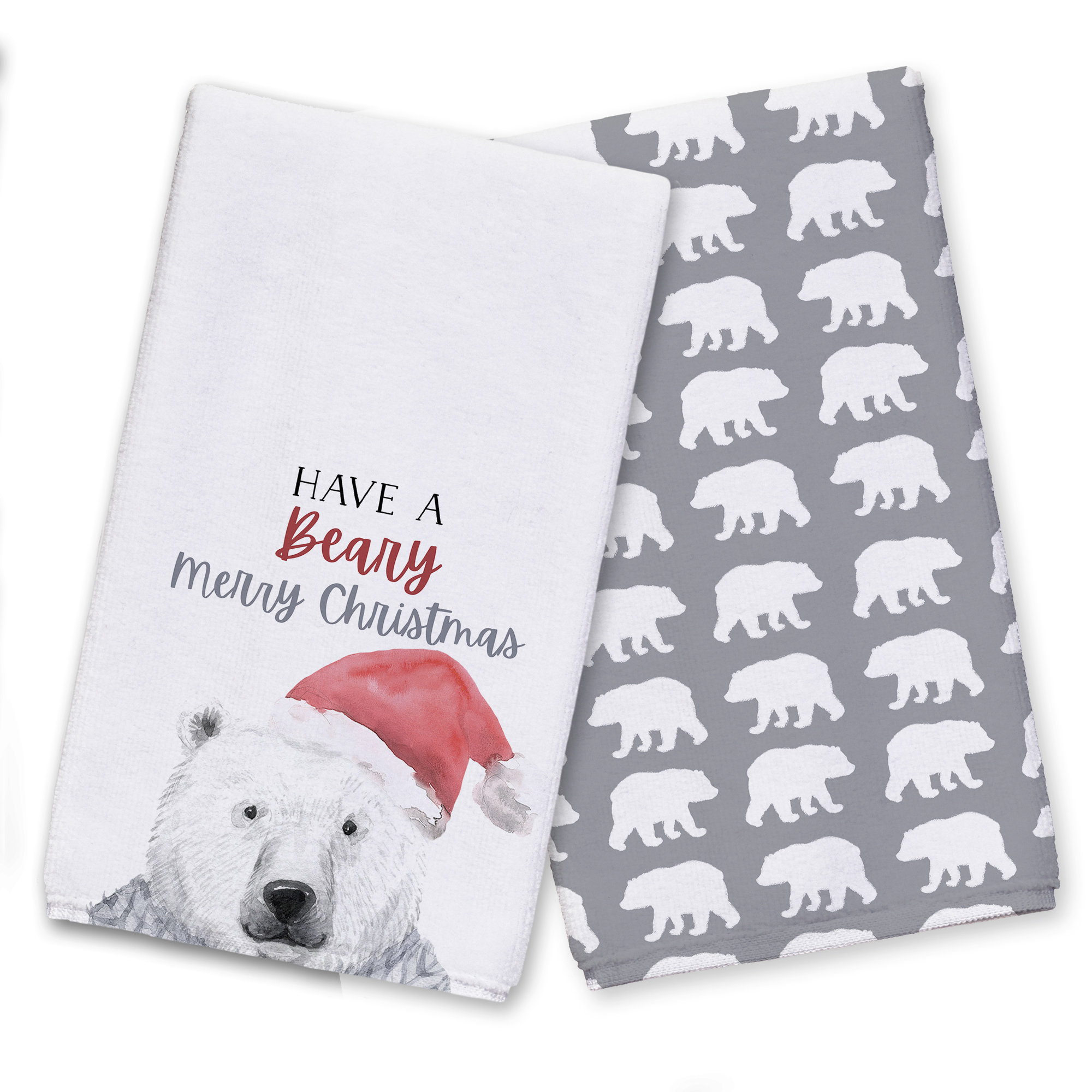 Set Of 2 Seasonal Kitchen Towels