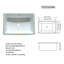 Comptoir de meuble-lavabo en pierre frittée 43 x 22 avec 3 trous de robinet et lavabo sous-comptoir en céramique de couleur dorée 43 po x 22 po