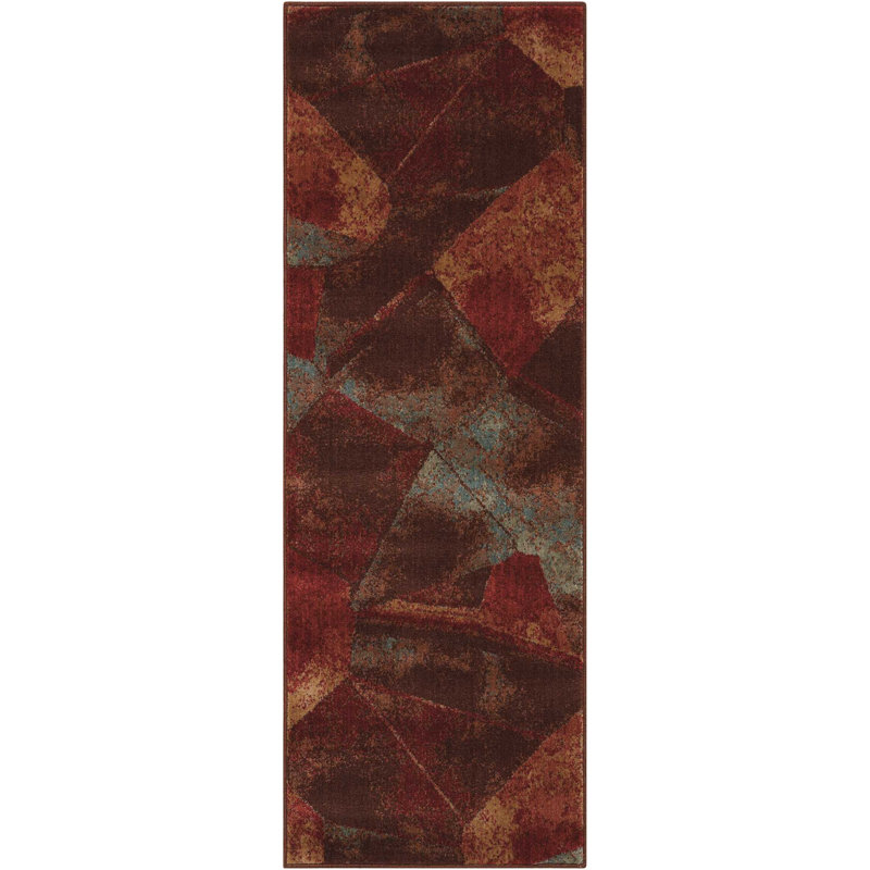 Tapis multicolore Yenitza, Tapis de couloir 2 pi x 5 pi 9 po