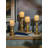 Set Of 2 Gold Candlestick Metal Pillar Candle Holders, Flameless Candlestick Holders Stand Centerpieces Decoration Ideal For Weddings, Special Events, Parties