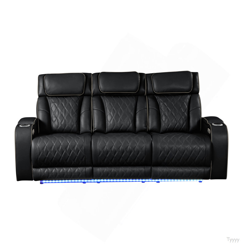 Canapé inclinable Fortuner, Noir