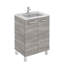 Ensemble de meuble-lavabo simple avec miroir Logic-46357534-125004085