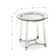Hamil Glass Top End Table