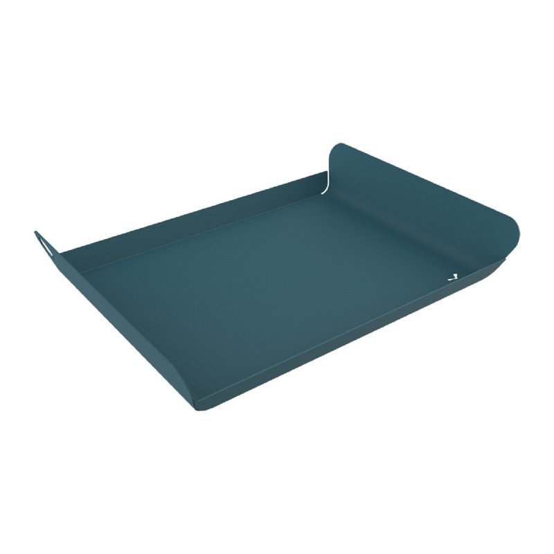 Alto Steel Decorative Tray, Acapulco Blue