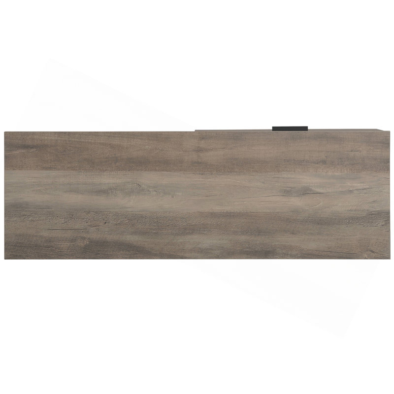 Versatile Rustic Writing Desk With Sturdy Construction And Practical Storage