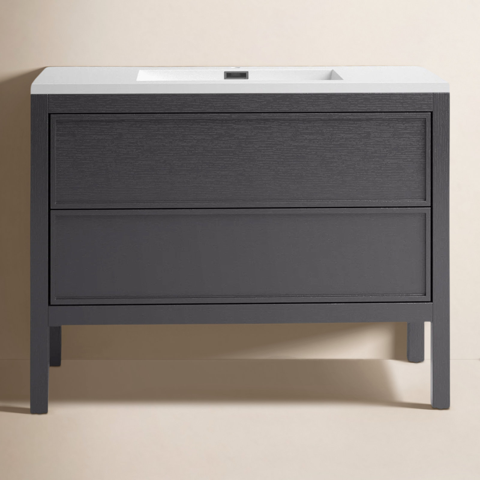 Gonzalo 48'' Single Bathroom Vanity, Charcoal