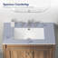  Évier de meuble-lavabo simple en porcelaine vitrifiée l 30 po x P 18,25 po Tucson (lavabo seulement, sans meuble-lavabo)-98301683