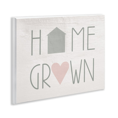 Plaque murale Home Grown Country, design par Lil 'Rue