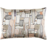 Natural Affinity Geometric Silk Pillow Cover