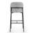 Set of 2 Necie Fabric Counter Stool with Metal Legs-628515069