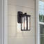Applique murale d'extérieur à 1 ampoule noire texturée Dorcas-520010974