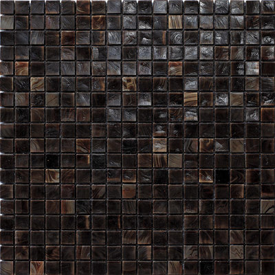 Chestnut 4 5/8" x 5/8" Glass Mosaic