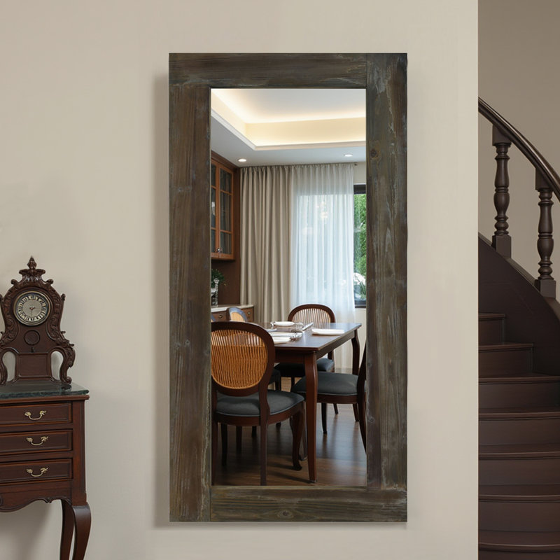 Miroir pleine grandeur Ludovic, Brun antique, 58 po x 24 po