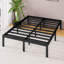 Barbieri Modern Metal Platform Bed Frame with Heavy Duty Steel Slat Support-291415488
