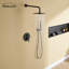 Système de douche complet avec valve brute