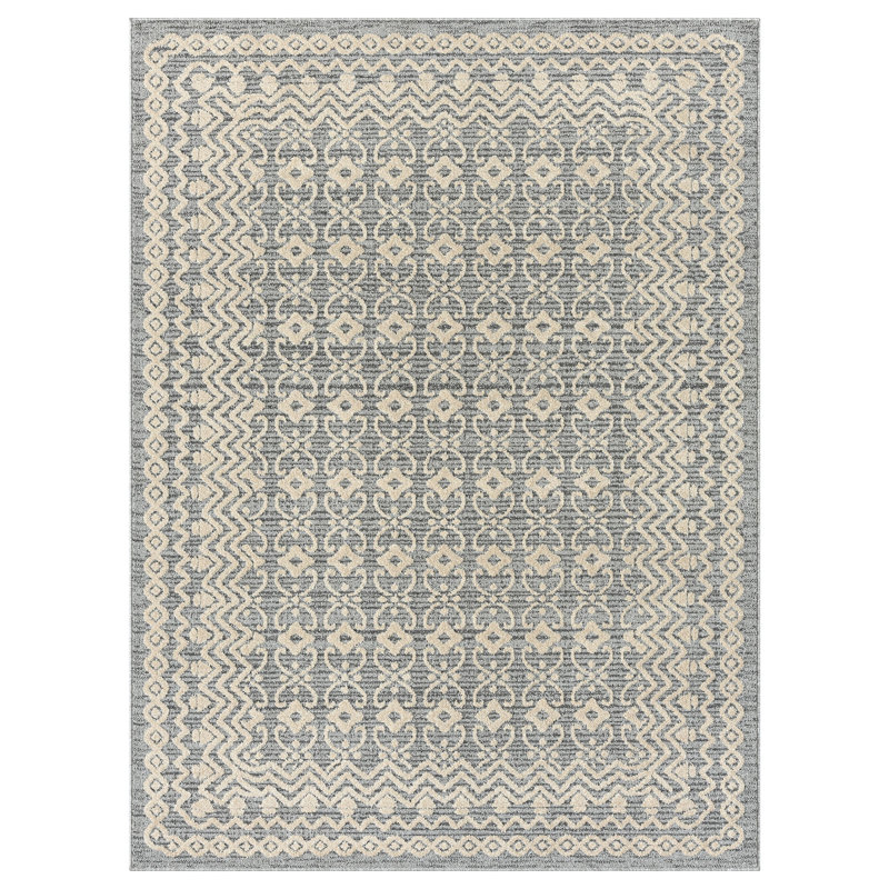 Moroccan Indoor Rug, Rectangle 6'7" x 9'2"