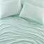 Ensemble de 3 draps simples TG - 100% molleton, doux et confortable commune, boulochage, lavable à la machine, avec drap plat, housse de drap-housse de domaine, plat et draps, 1